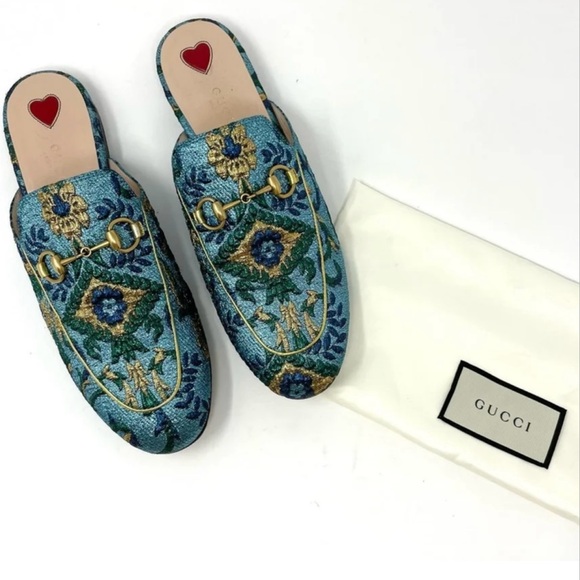 Gucci Princeton Mules - 37.5 lightly used - great condition! - Picture 2 of 7